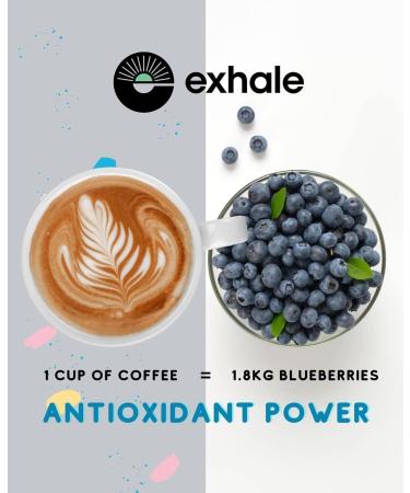 Exhale Caf moulu bio torr faction moyenne Sans mycotoxine Convient pour les caf s l' preuve des balles 100 % Arabica Origine unique Pour cafeti re filtre ou a ropresse Frais torr fi Londres - Buy Online on GoSupps.com