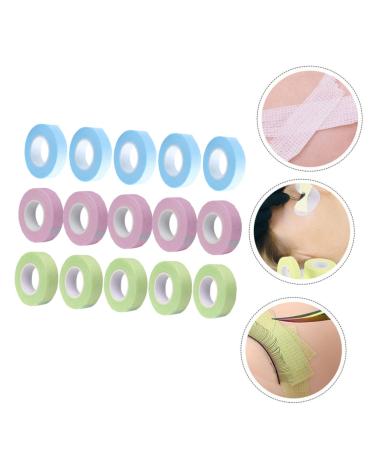 Beavorty 120 Rolls Lash Tape Lash Extension Tape Eyelash Grafted Adhesive Tape Eye Stickers Eyelash Fabric Tape Eye Positioning Sticker Pads under Extension Belt Abs With Hole - Buy Online on GoSupps.com