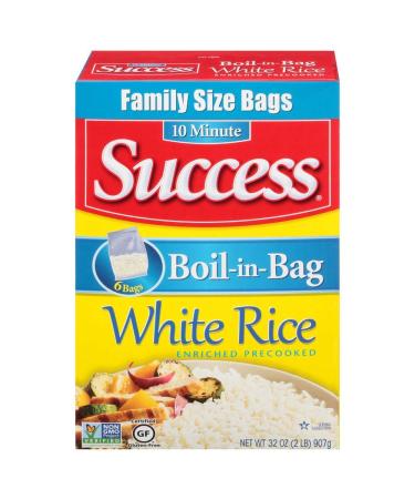 Success Boil in Bag White Rice 2 lb. (Pack of 4) - Convenient and Flavorful Rice for Quick Meals - Buy Online on GoSupps.com