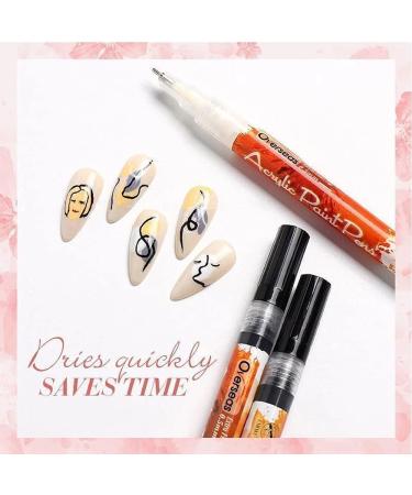 Nail Art Graffiti Dotting Pen Waterproof Drawing Painting Liner Brush DIY Flower Abstract Line Detail Beauty Adorn Manicure Tool for Acrylic/Natural/Gel Nails (4PCS) - Buy Online on GoSupps.com