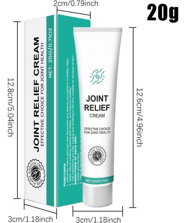 Mimoqk Joint Bone Cream 20g Deep Penetrating Ointment for Discomfort Relief Soothing Massage Cream Repair Effective Muscle Care Hands Back Neck Knee Daily Use Boys Girls - Buy Online on GoSupps.com