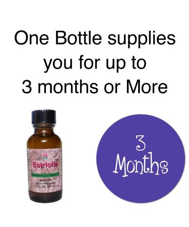 Buy Women's Therapeutic Estrogen Body Oil - 2 Bottles Bioidentical Natural Long-Lasting Supply Simpler Alternative to Estrogen Cream - Buy Online on GoSupps.com