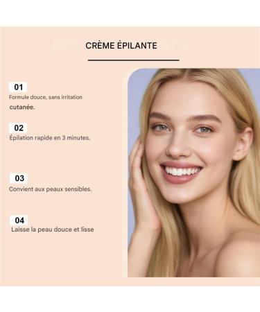  G n rique Women's Facial Hair Removal Cream | Gentle and Soothing Lotion 22g Upper Lip Hair Removal Cream - For Women and Girls Daily Home Use Long-Term Nighttime - Buy Online on GoSupps.com