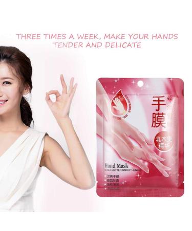 Hand Mask | Shea Butter Moisturizing Gloves for Skin Care | Smoothing & Peeling Treatment - International Shipping - Buy Online on GoSupps.com