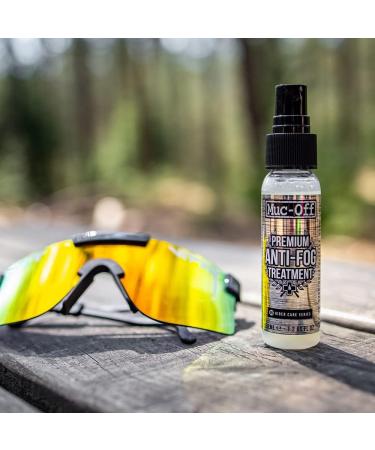 Muc Off Premium Anti-Fog Treatment 30ml - Long-Lasting Intensive Anti-Mist Spray for Helmet Visors, Goggles, Glasses - Buy Online on GoSupps.com