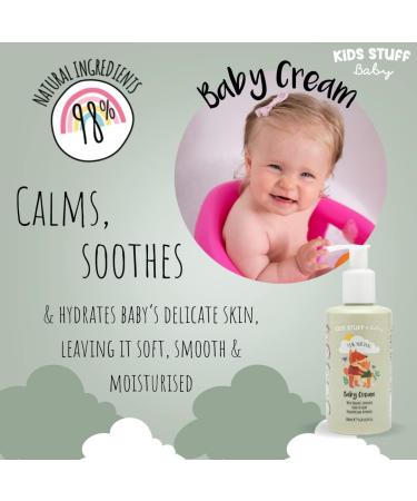 Kids Stuff Baby Cream 200ml - Organic Lavender Oil - Dermatologist & Pediatrician Approved - Vegan & Cruelty-Free - Buy Online on GoSupps.com
