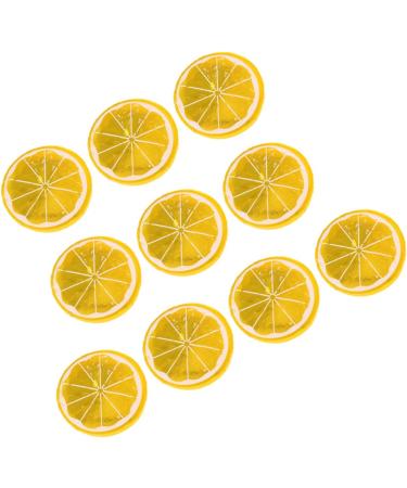 Levemolo 30pcs Mini Lemon Slices Yellow Lemon Slices Teeth Holder Toys Fruit Plastic Fake - Buy Online on GoSupps.com
