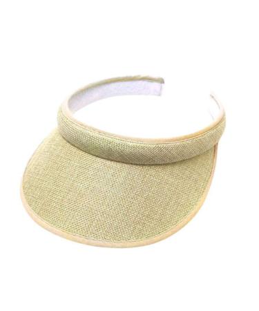 Timiyuu Unisex Visor Selterpin Sonnenvisor Sonnenschutz Sonnenhut Strandvisor Men Women's Visor Baseball Cap Baseball Golf Cap Sun Blends Summer Hut With Large Brempe Unity Size Hellful Khaki