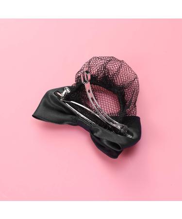 Artibetter Barrette Hairnet Snood Bowknot Decor Hair Clip 2pcs for Women - Buy Online on GoSupps.com