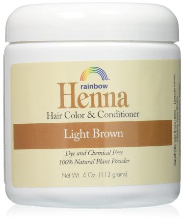 RAINBOW RESEARCH HENNA,PERSIAN LIGHT BROWN, 4 OZ Pack of 2 4 Ounce (Pack of 2) Brown