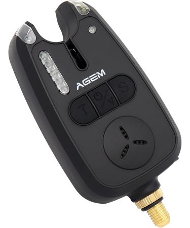 AGEM 4+1 Fishing Bite Alarm Set with Radio | Waterproof LED Carp Accessories | 150m Range - Ideal for International Fishing Trips - Buy Online on GoSupps.com