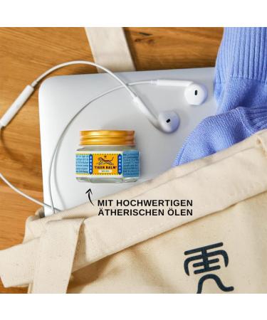 Tiger Balm White - Natural Cold Relief & Skin Circulation Balm with Essential Oils - 19.4g - International Shipping Available - Buy Online on GoSupps.com
