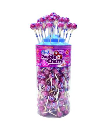 VIDAL Sucettes Double Cherry x 150