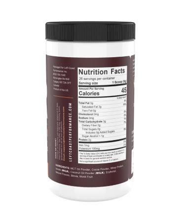 Keto Cocoa: Sugar-Free Hot Chocolate Drink Mix with Protein and MCT Oil - Low Carb - Buy Online on GoSupps.com