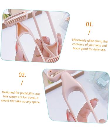 Magiclulu 10-Piece Women's Electric Shaver Set - Armpit Knives Nasal Hair Cutter Face & Eyebrow Razors - Portable Pink Leg Grooming Tools - Buy Online on GoSupps.com