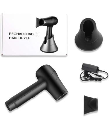 Rechargeable Cordless Hair Dryer Wireless Hair Dryer Portable Blow Dryer Travel Hair Dryer for Home Outdoor - Buy Online on GoSupps.com