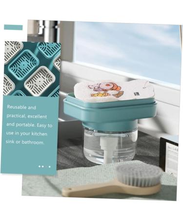 Ciieeo 2pcs Squeeze Bottle Dishwashing Tool Soap Container Household Sink Soap Dispenser Sponge Soap Kitchen Sink Sponge Holder Dishwasher Soap Pod Liquid Soap Necessity Plastic Dish Soap - Buy Online on GoSupps.com