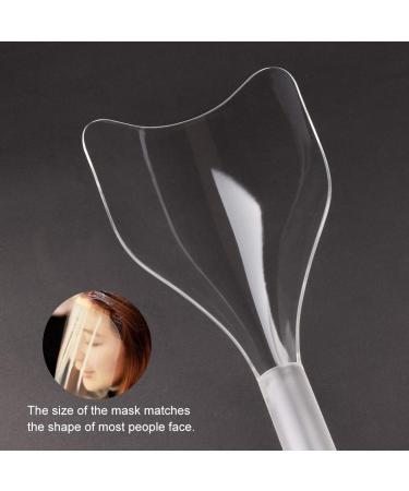 Yebeauty Barber Face Shield 2 PCS for Hairspray Hair Salon Hairdressing Clear Hair Salon Face Shield Water Proof Plastic Shield for Face Eyes Protect - Buy Online on GoSupps.com