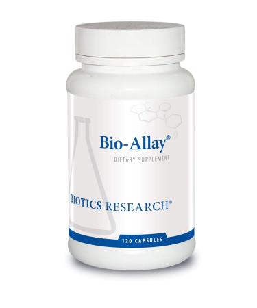 BIOTICS Research Bio Allay Supports Overall Physiological Balance Joint Flexion and Comfort Cartilage and Joint Support White Willow Devil s Claw Boswelia 120 Caps