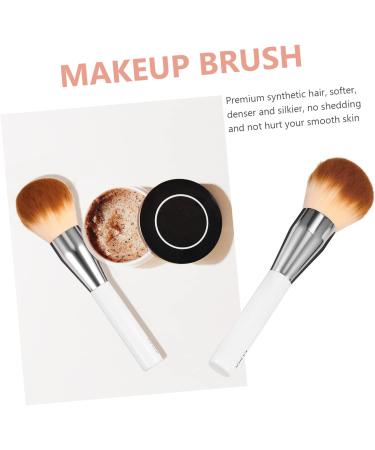 FRCOLOR Makeup Brush Foundation Brush Concealers Brush Synthetic Foundation Brush Highlighter Brush Blending Face Brush Eyeshadow Concealer Brush Cosmetic White Wooden Handle - Buy Online on GoSupps.com