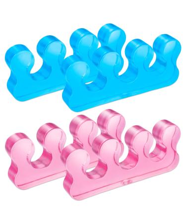 Sibba 2 Pairs Gel Toe Separators  Toe Stretcher and Correctors for Overlapping Toes  Bunions  Hammer Toe  Foot Pain Relief - Buy Online on GoSupps.com