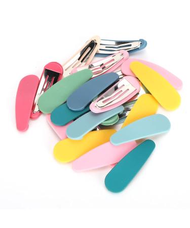 24-Pack Metal Snap Hair Clips for Women & Girls - Colorful Ponytail Holders & Hair Accessories - Buy Online on GoSupps.com