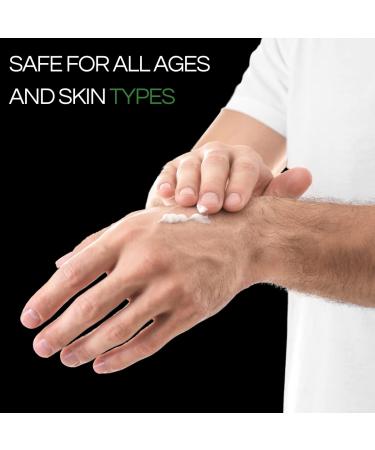 Men's Anti-Aging Face Cream - Wrinkle-Fighting Moisturizer - Hydrating, Firming, and Revitalizing Formula with Sandalwood Scent - 4 oz - Buy Online on GoSupps.com