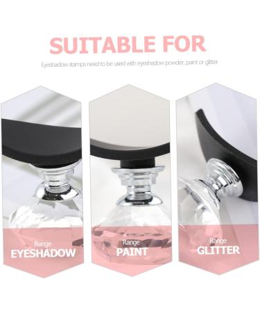 DOITOOL 3 Sets Eye Shadow Stamp Postage Stamps Eyeshadow Stamp with Handle Makeup Gadgets Household Die - Buy Online on GoSupps.com