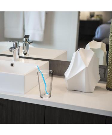 Mobestech Double-Headed Travel Toothbrush Set - 4 Portable Toothbrushes for Small Spaces | Ideal for International Travel - Buy Online on GoSupps.com