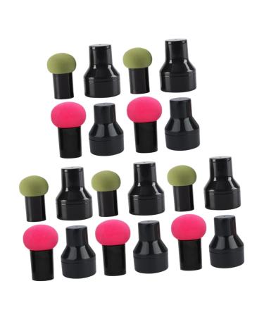 FRCOLOR Simple Puff 10 Sets Mushroom Head Puff Make up Hydrophilic Polyurethane Dry Puff Girl Makeup Pad