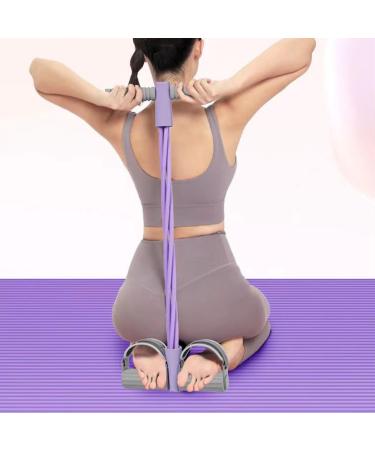 6-Tube Pedal Tension Rope | 21 Resistance Bands Home Gym Equipment for Men & Women | Multifunctional Sit Up Trainer - Buy Online on GoSupps.com