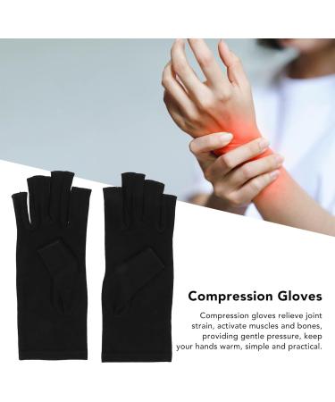 Arthritis Compression Gloves Rheumatoid Wearable Compression Gloves Polyester Warm Safe Soft Fingerless Typing Gloves for Men Medium - Buy Online on GoSupps.com