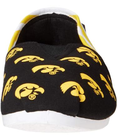 FOCO Iowa Hawkeyes Women's NCAA Fashion Slip-On Canvas Shoes - Size 9-10 - Buy Online on GoSupps.com