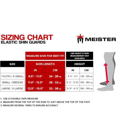 Meister MMA Elastic Cloth Shin & Instep Padded Guards - Black (S/M) - Buy Online on GoSupps.com