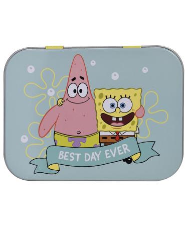 Spongebob children's plaster licensed product - 12 pieces - metal box - 24 plaster - Nice design pavement storage box for children - Suitable for backpack - handbag spongebob 12 pieces