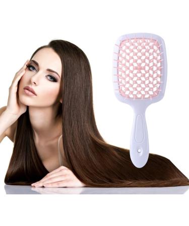 Comb Fluffy Shaped Comb Mesh Comb Wide Tooth Air Cushion Comb Massage Hair Brush Styling Tool Wide Tooth Comb (Color : White Pink) - Buy Online on GoSupps.com