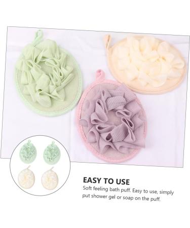 Angoily 12 Pcs Flower Bath Balls & Loofah Sponges - Soft Shower Scrubber & Mesh Pouf for Luxurious Bath Experience - Ideal for All Skin Types - Buy Online on GoSupps.com
