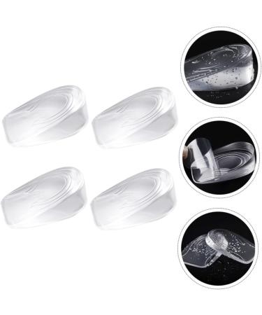 FOMIYES Height Increasing Insoles - 4 Pairs Gel Heel Cushions for Men | Invisible Shoe Lift Inserts for Extra Height - Buy Online on GoSupps.com