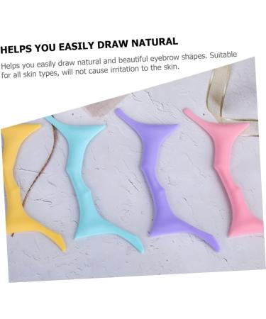  Didiseaon Didiseaon Eyebrow Stencils Forehead Shapers Eyeliner Pencils Eyeliner Stencils for the Eyes Eyeliner Pencil Kit for Dyeing Eyebrows Eyebrow Shaper Purple Silica Gel - Buy Online on GoSupps.com