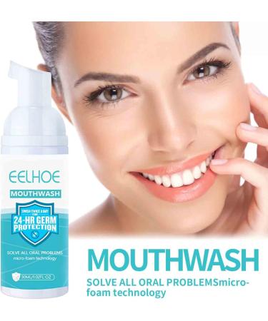 EELHOE Teeth Whitening Foam Toothpaste - Stain Removal Mouthwash - 30ml (2 Pcs) - Buy Online on GoSupps.com