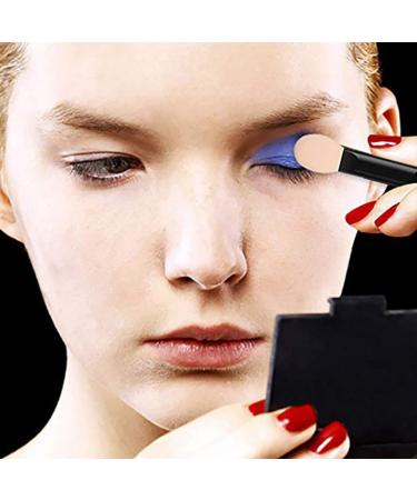 Solustre 50-Piece Disposable Eyeshadow Applicators - Soft Foam Sponge Brushes for Flawless Makeup - Buy Online on GoSupps.com