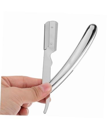 Didiseaon Stainless Steel Razor Spatula & Eyebrow Trimming Tools - Precision Manual Shavers for Men - Durable 304 Stainless Steel Blades & Holders - Buy Online on GoSupps.com