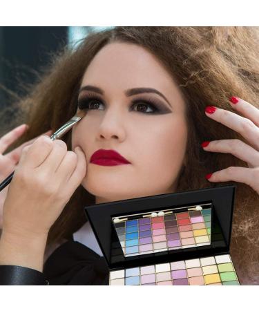 DanziX 70Pcs Metal Stickers for Magnetic Palette + 2 Depotting Spatula - Empty Eyeshadow Makeup Palette - 35 Round & 35 Square Stickers - Buy Online on GoSupps.com