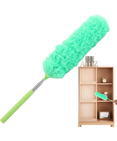 Shakven Telescopic Duster - Reusable Fiber Duster Flexible Dusting Brush Flexible Spider Web Brush Reusable Fiber Duster Ergonomic Cleaning Tool for Furniture Car Cobweb Green - Buy Online on GoSupps.com