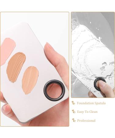 Picasso Makeup Spatula Set with Stainless Steel Palette - Professional Korean Foundation Tool - Buy Online on GoSupps.com