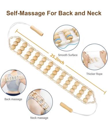 9-in-1 Wooden Therapy Massage Tool | Anti-Cellulite Maderoterapia Set for Body Shaping & Lymph Drainage - Buy Online on GoSupps.com