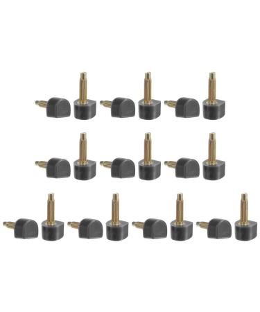 HARFINGTON 10 Pairs TPU High Heel Tips Shoes Replacement Tap Caps for Women High Heel Shoes 2.4mm Pin  8x8mm U-Shape Heel Repair Caps  Black - Buy Online on GoSupps.com