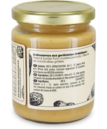KoRo - Organic Peanut Butter 500 g 100% ORGANIC and Natural Vegan No Additives Rich in Protein The Natural Alternative to Peanut Butter - Buy Online on GoSupps.com