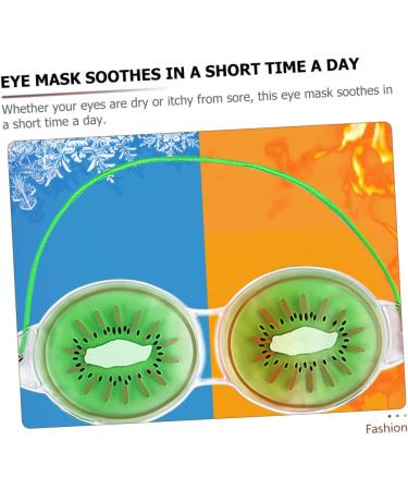  SAFIGLE SAFIGLE 3 Pieces Fruity Cooling Compresses for PVC Gel Eye Masks Against Fatigue Reusable Compresses for Relaxation at Home or on the Go - Buy Online on GoSupps.com