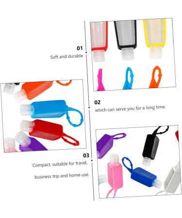 Housoutil 1 Set Silicone Bottle Skull Stationary Travel Liquid Container Travel Perfume Bottle Travel Bottle Holder Sleeve Mini Hollow Out Silica Gel Handwashing Fluid Student - Buy Online on GoSupps.com